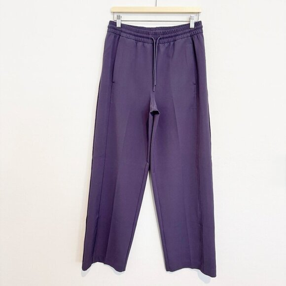 Athleta Stride Wide Leg Pants Athletic Athleisure Casual Travel Nightfall Small - Picture 4 of 11